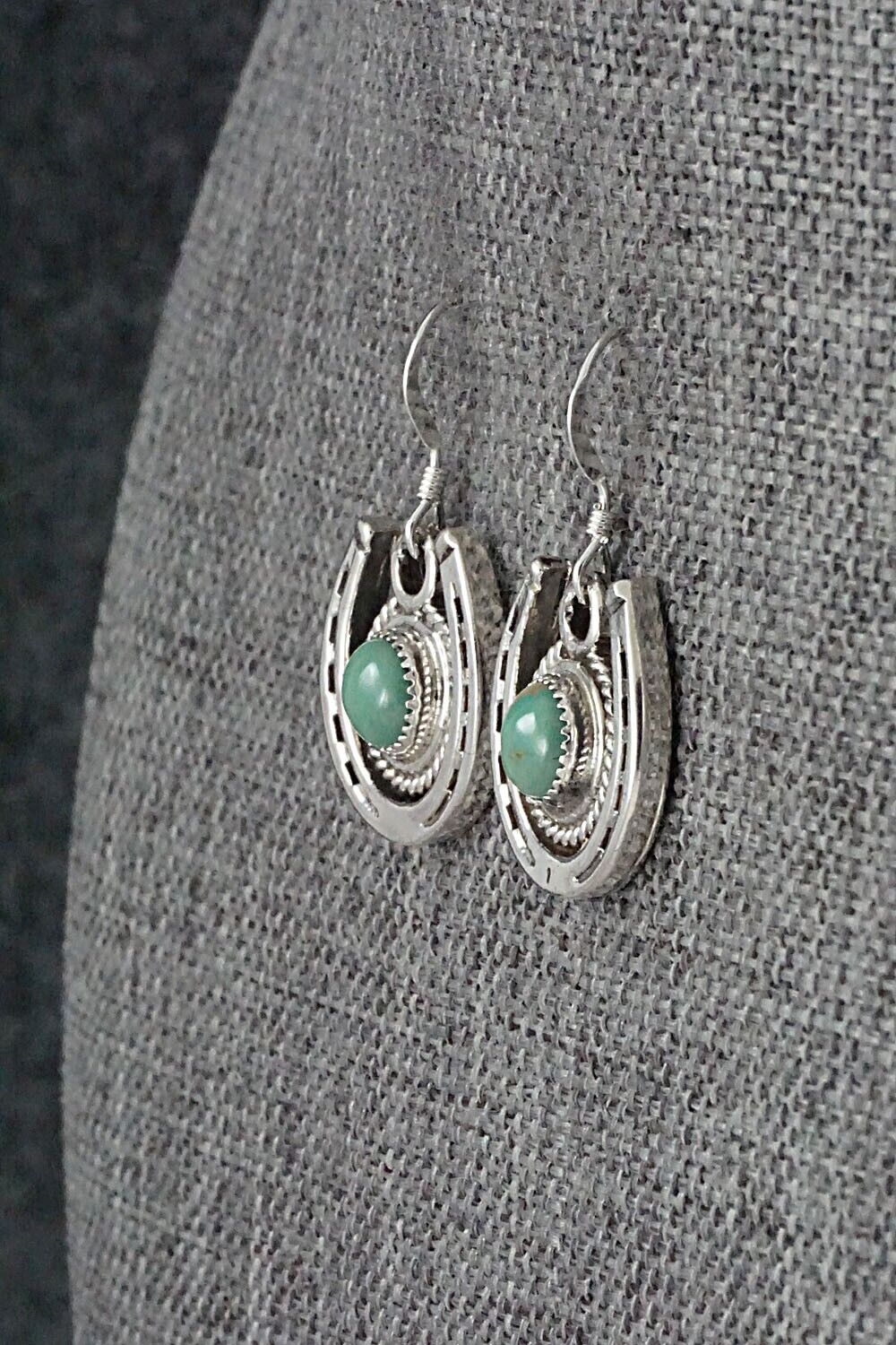 Turquoise and Sterling Silver Earrings - Sharon McCarthy