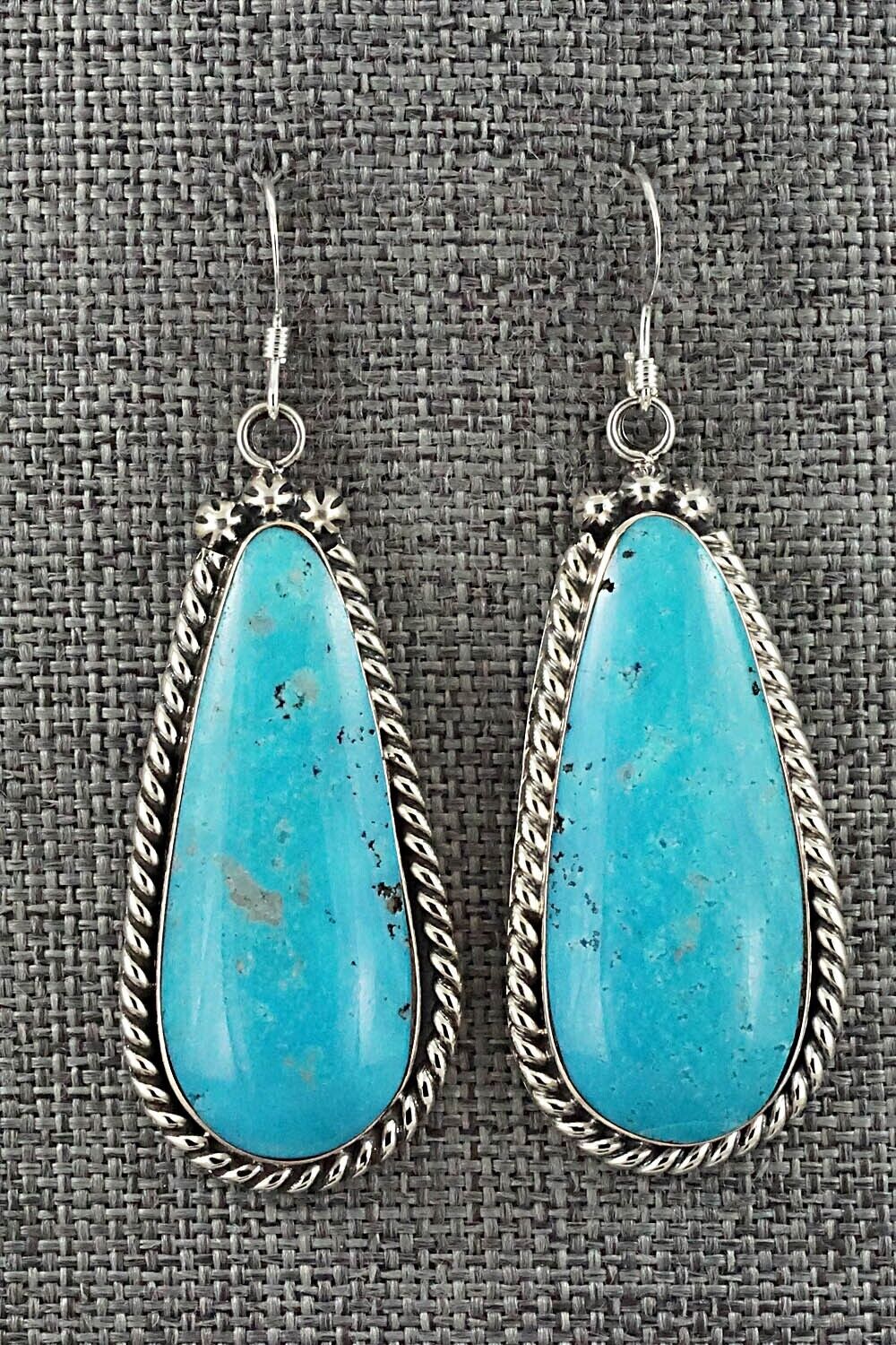 Turquoise & Sterling Silver Earrings - Brandon Belin