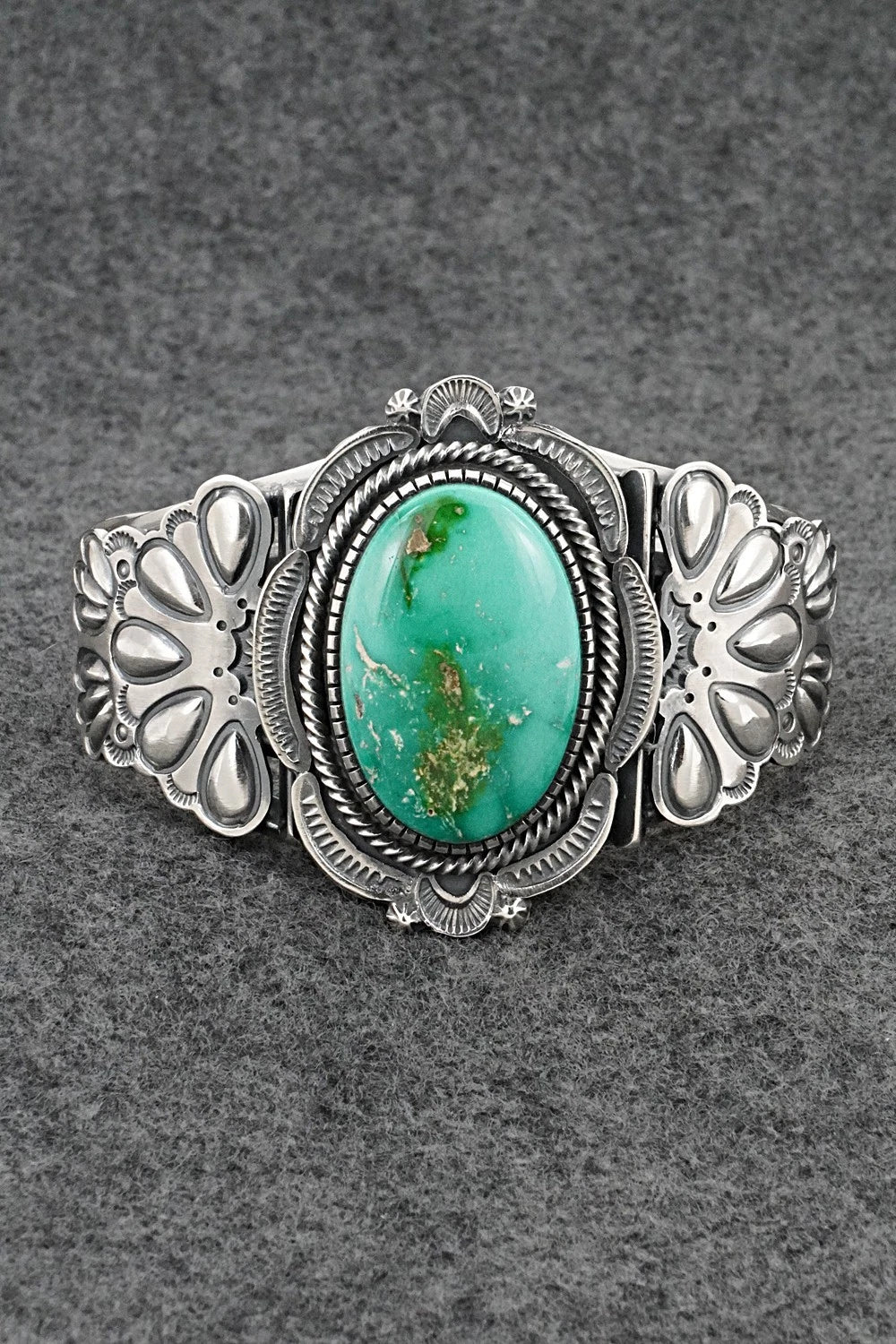 Turquoise & Sterling Silver Bracelet - Hank Vandever