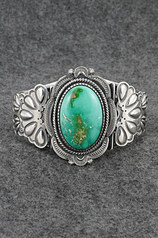 Turquoise & Sterling Silver Bracelet - Hank Vandever