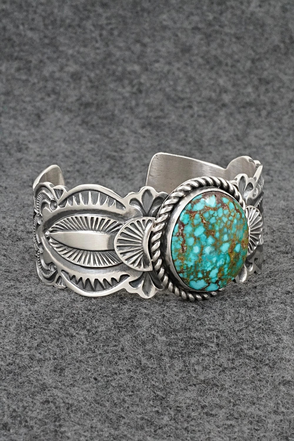 Turquoise & Sterling Silver Bracelet - Arnold Blackgoat