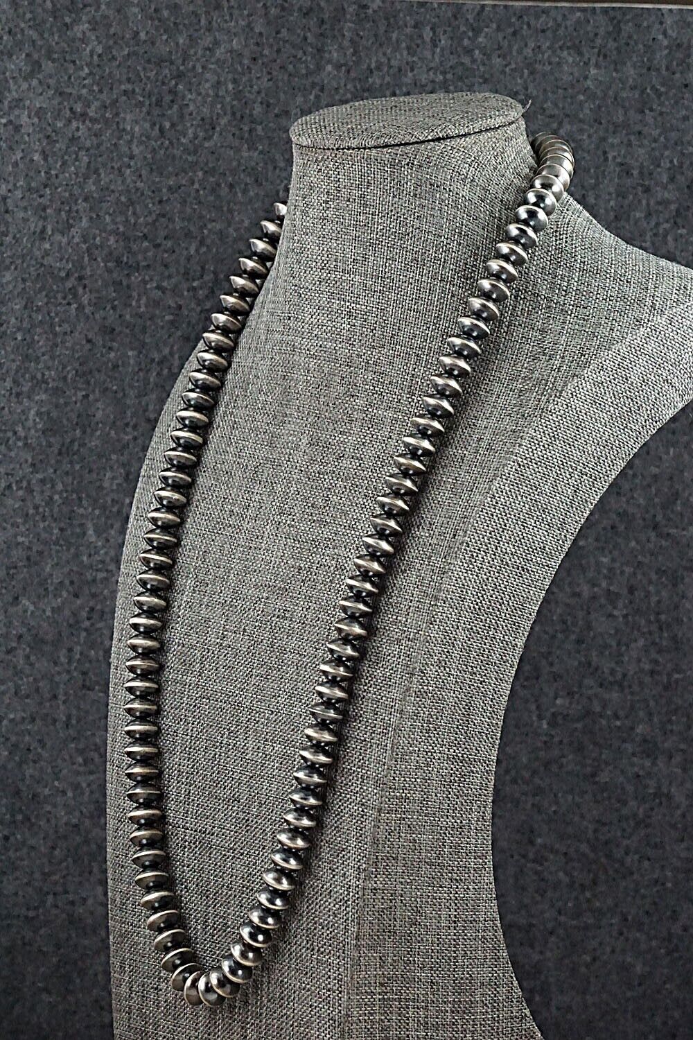 Sterling Silver Navajo Pearl Necklace - Michelle Jameson
