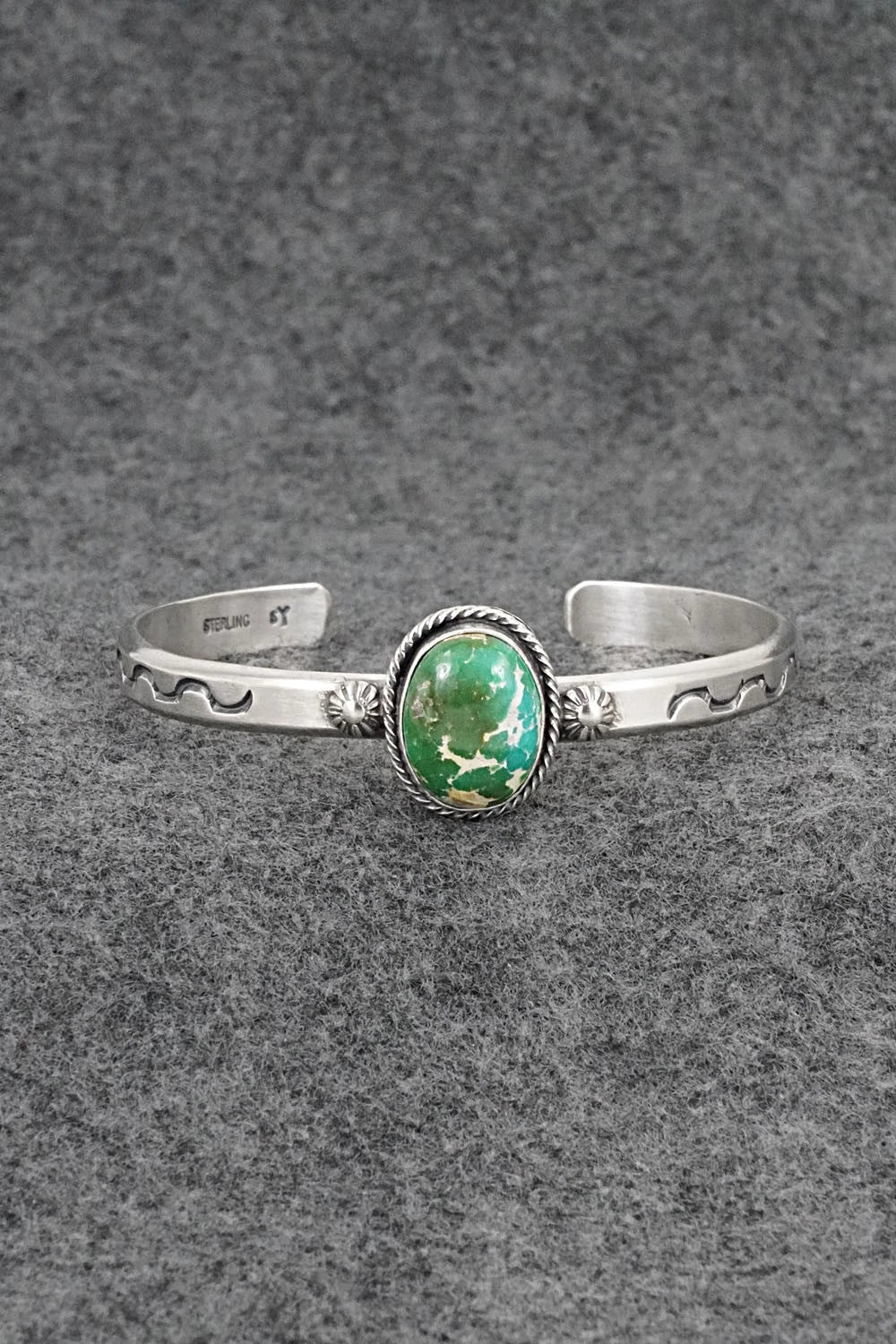 Turquoise & Sterling Silver Bracelet - Samuel Yellowhair