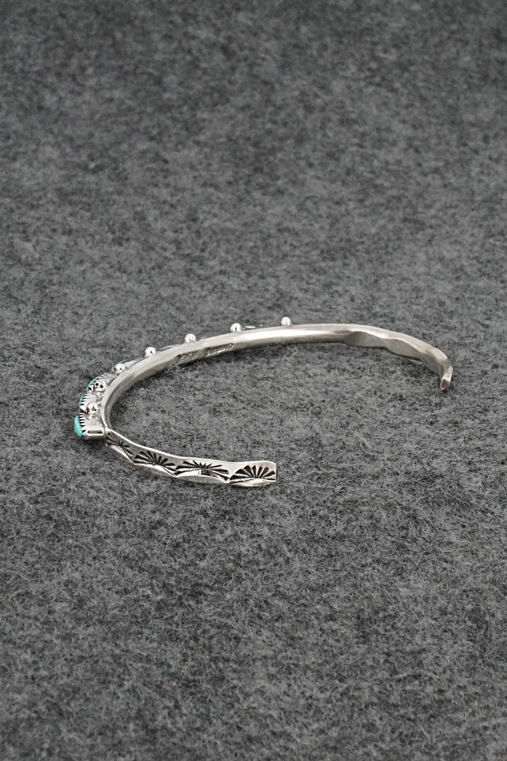 Turquoise & Sterling Silver Bracelet - Murray Hannaweeka