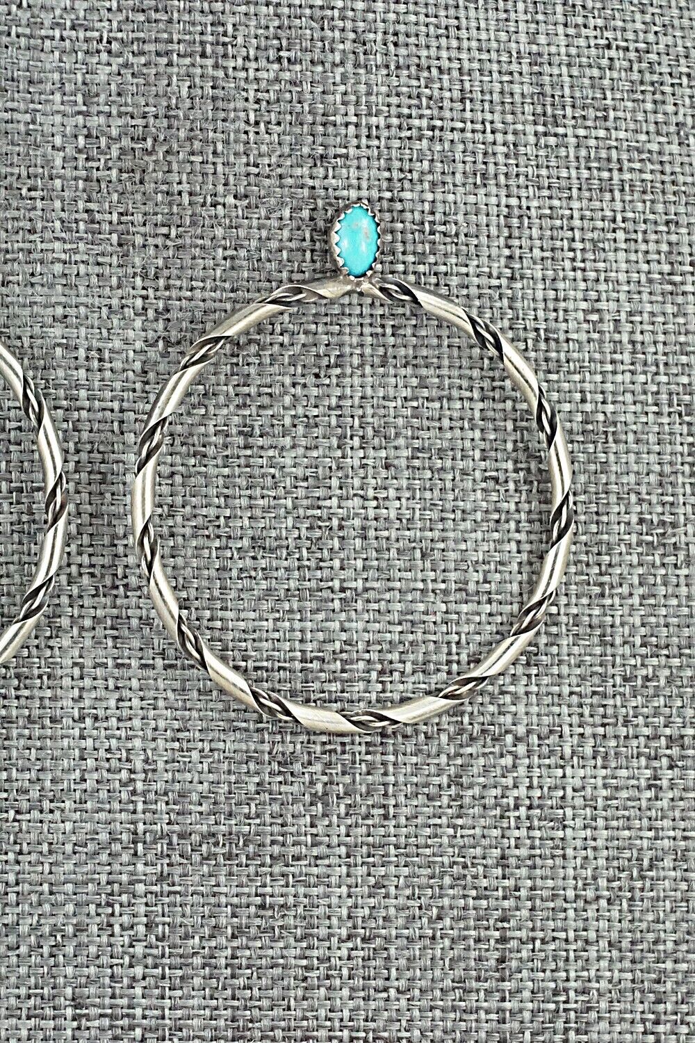 Turquoise & Sterling Silver Earrings - Nashina Tsosie