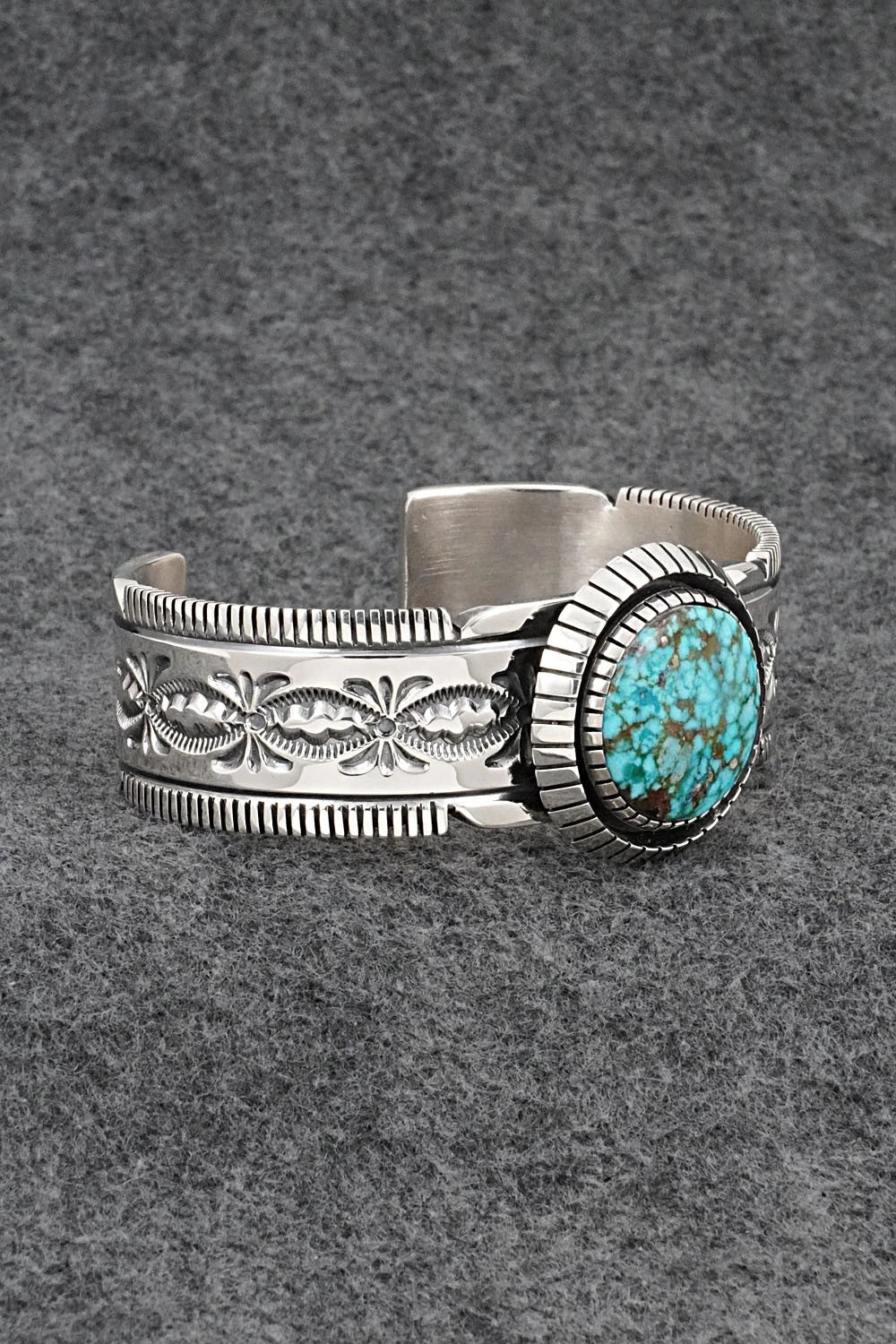 Turquoise & Sterling Silver Bracelet - Mark Yazzie