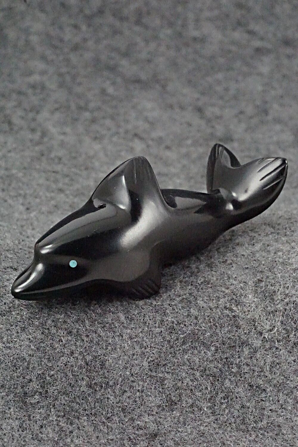 Dolphin Zuni Fetish Carving - Herbert Halate