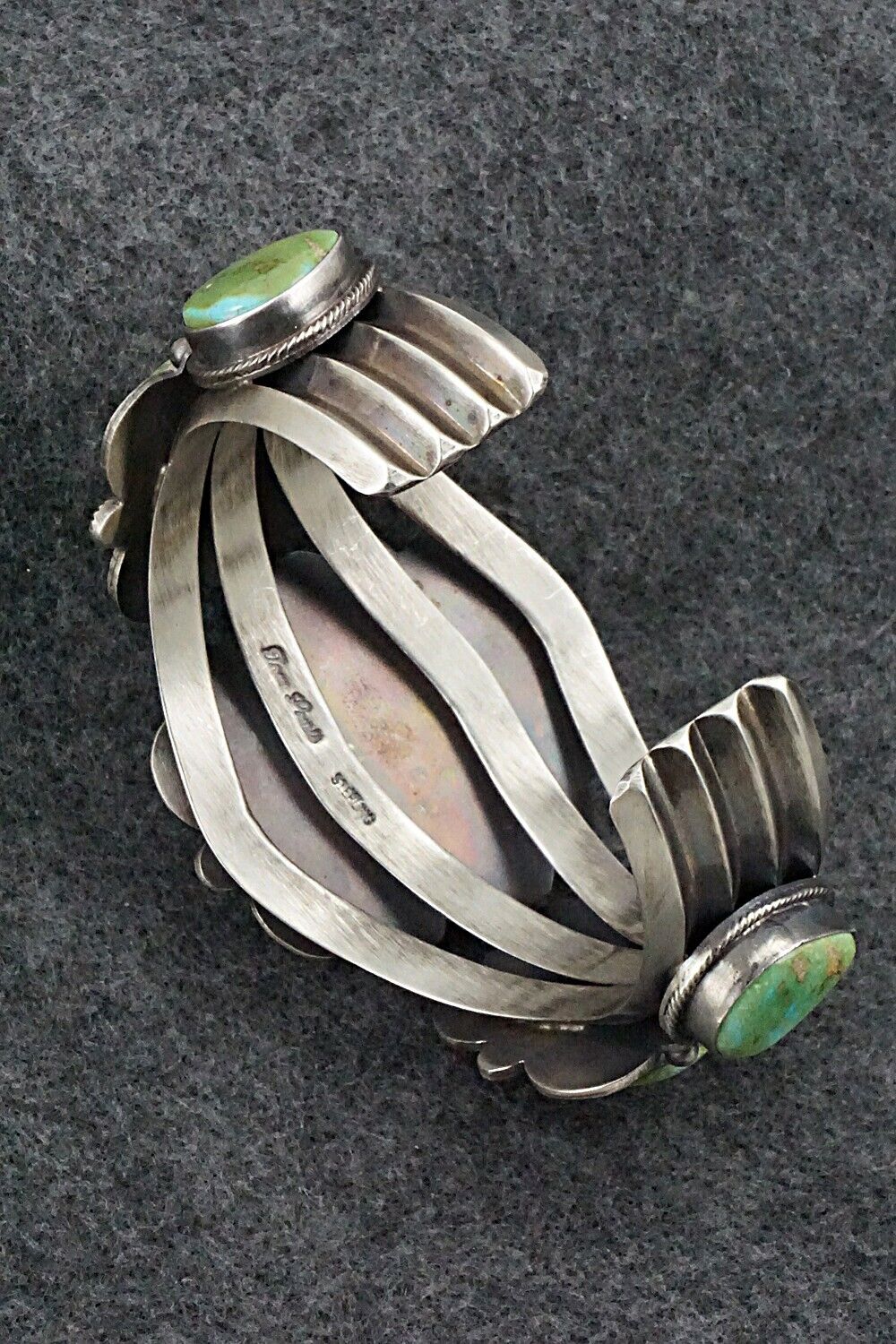 Turquoise & Sterling Silver Bracelet - Tom Lewis