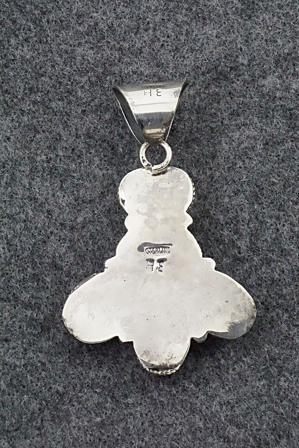 Turquoise & Sterling Silver Pendant - Ernest Hawthorne