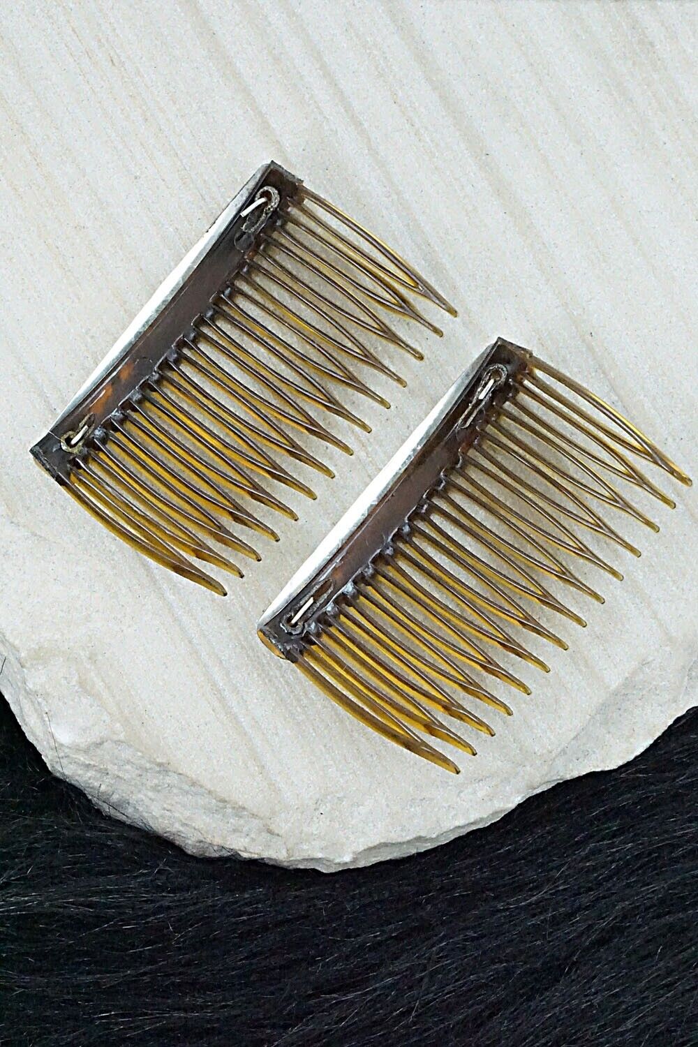 Sterling Silver Hair Combs - Randall Dalgai