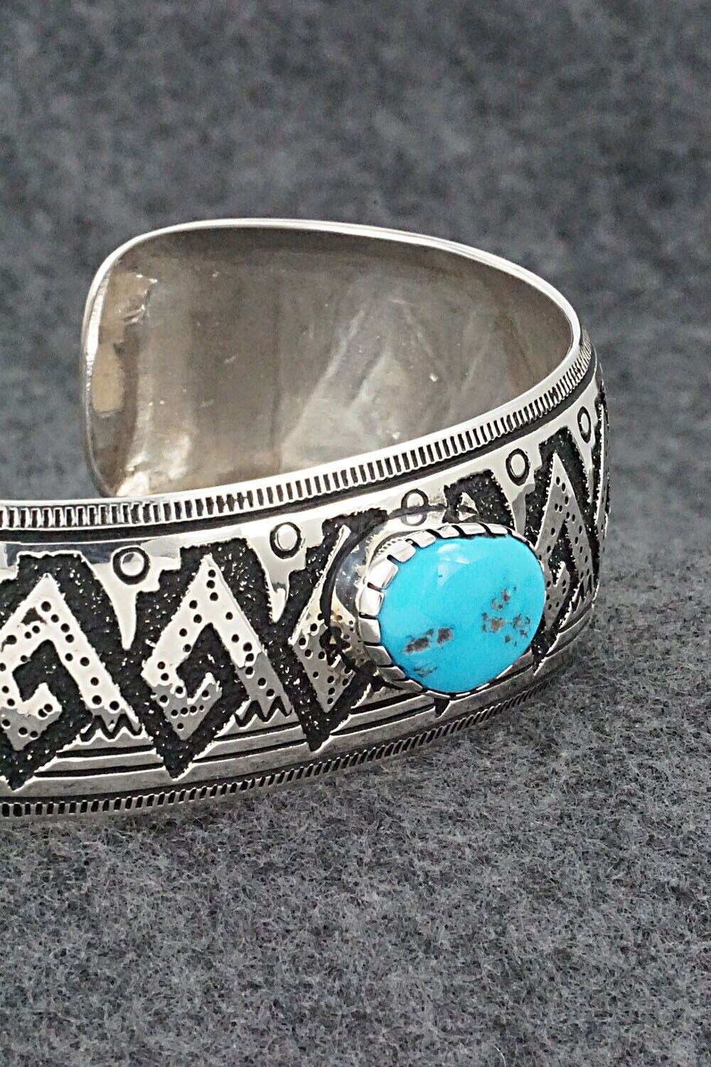 Turquoise & Sterling Silver Bracelet - Richard Singer