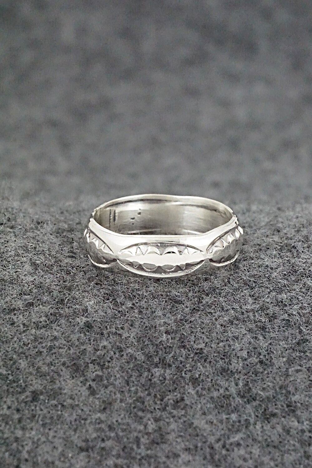 Sterling Silver Ring - Elaine Tahe - Size 8