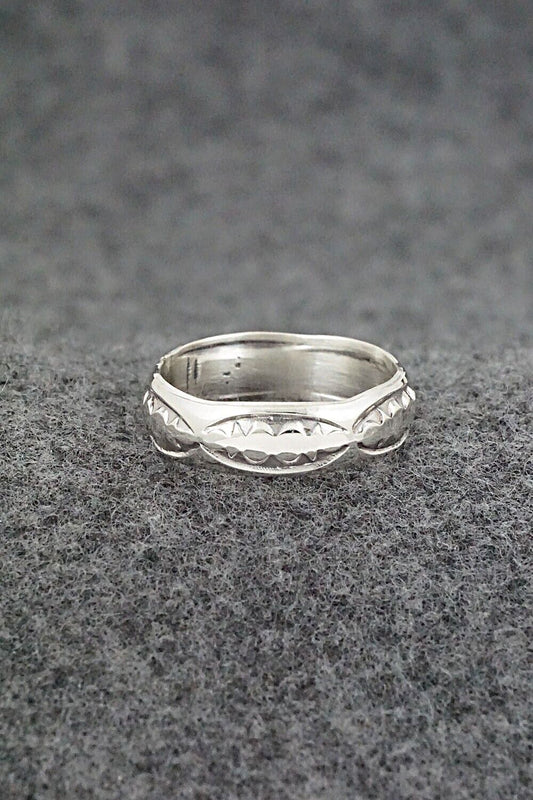 Sterling Silver Ring - Elaine Tahe - Size 8
