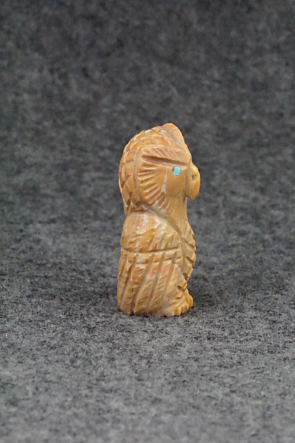 Owl Zuni Fetish Carving - Jonas Hustito