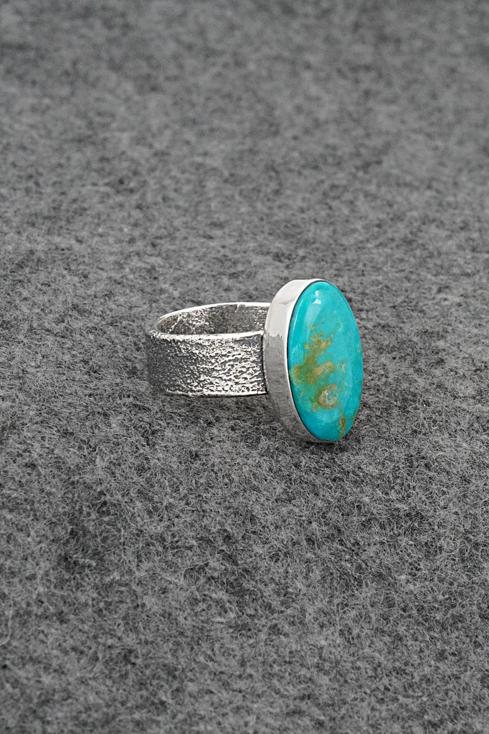 Turquoise & Sterling Silver Ring - Cody Noble - Size 8.5