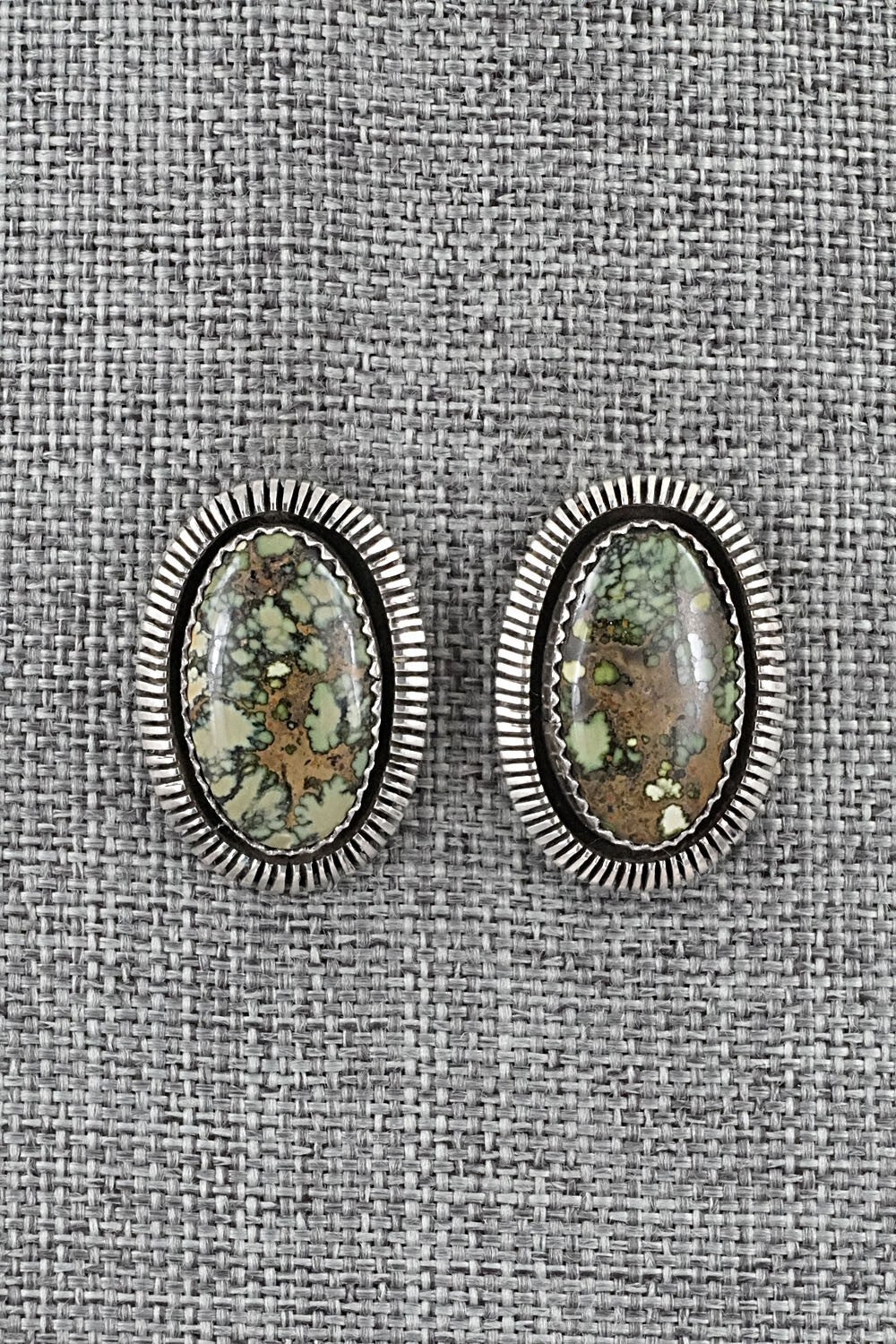 Turquoise & Sterling Silver Earrings - Toby Henderson