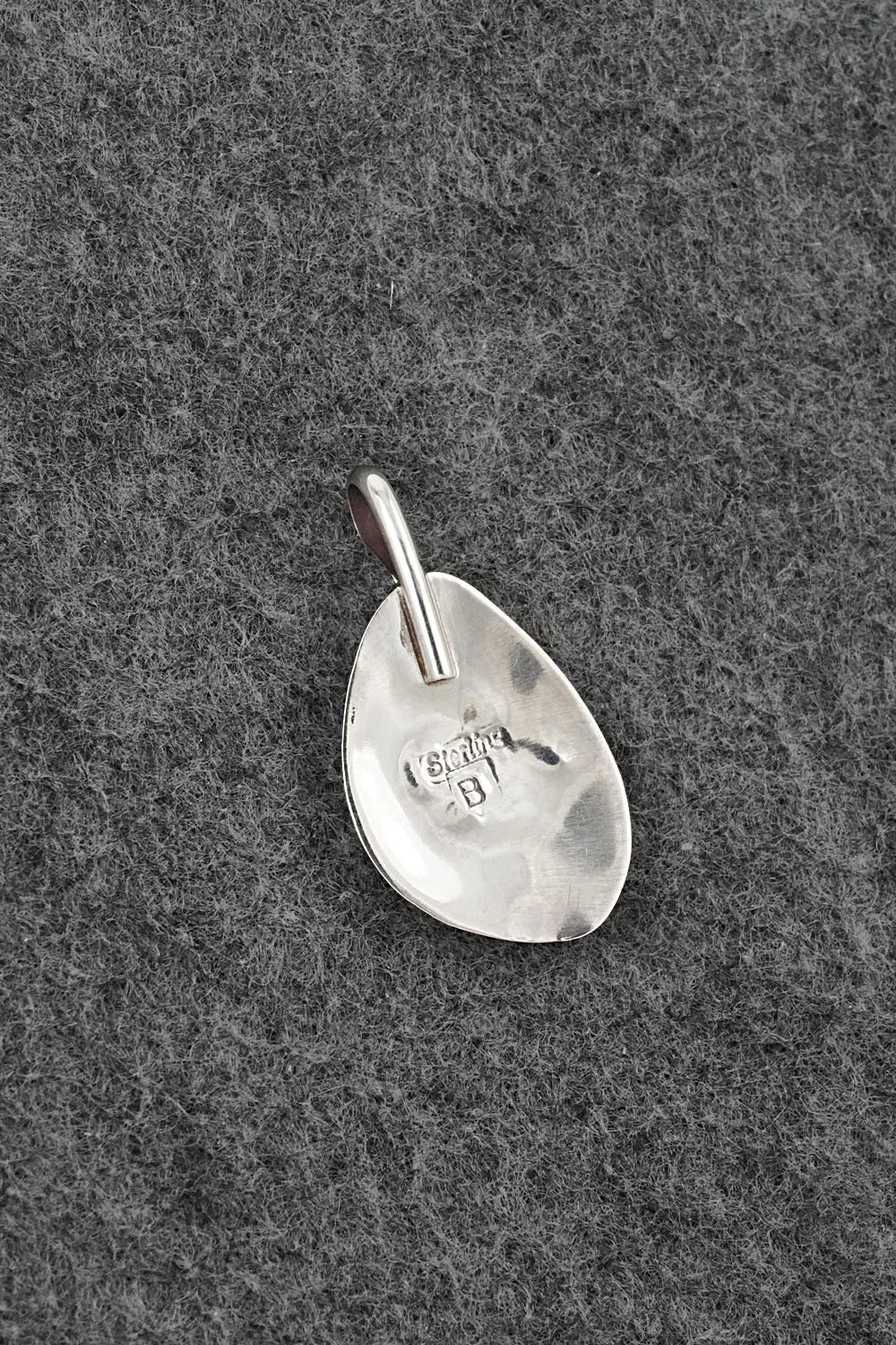Turquoise & Sterling Silver Pendant - Ervin Begay
