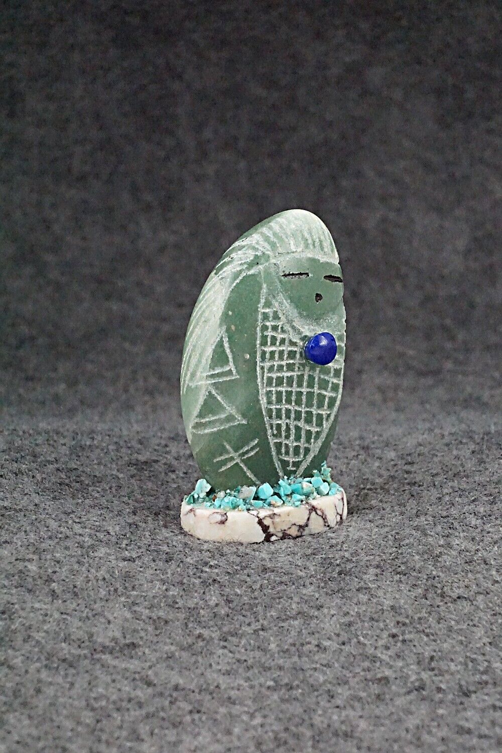 Corn Maiden Zuni Fetish Carving - Daniel Chattin