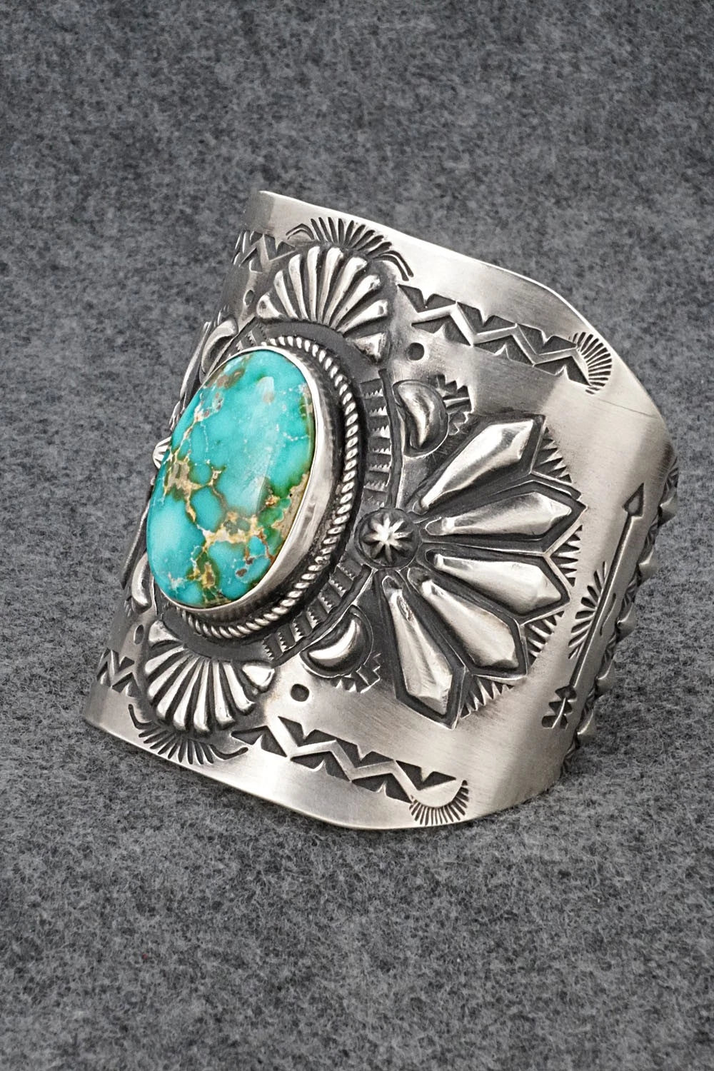 Turquoise & Sterling Silver Bracelet - Elvira Bill