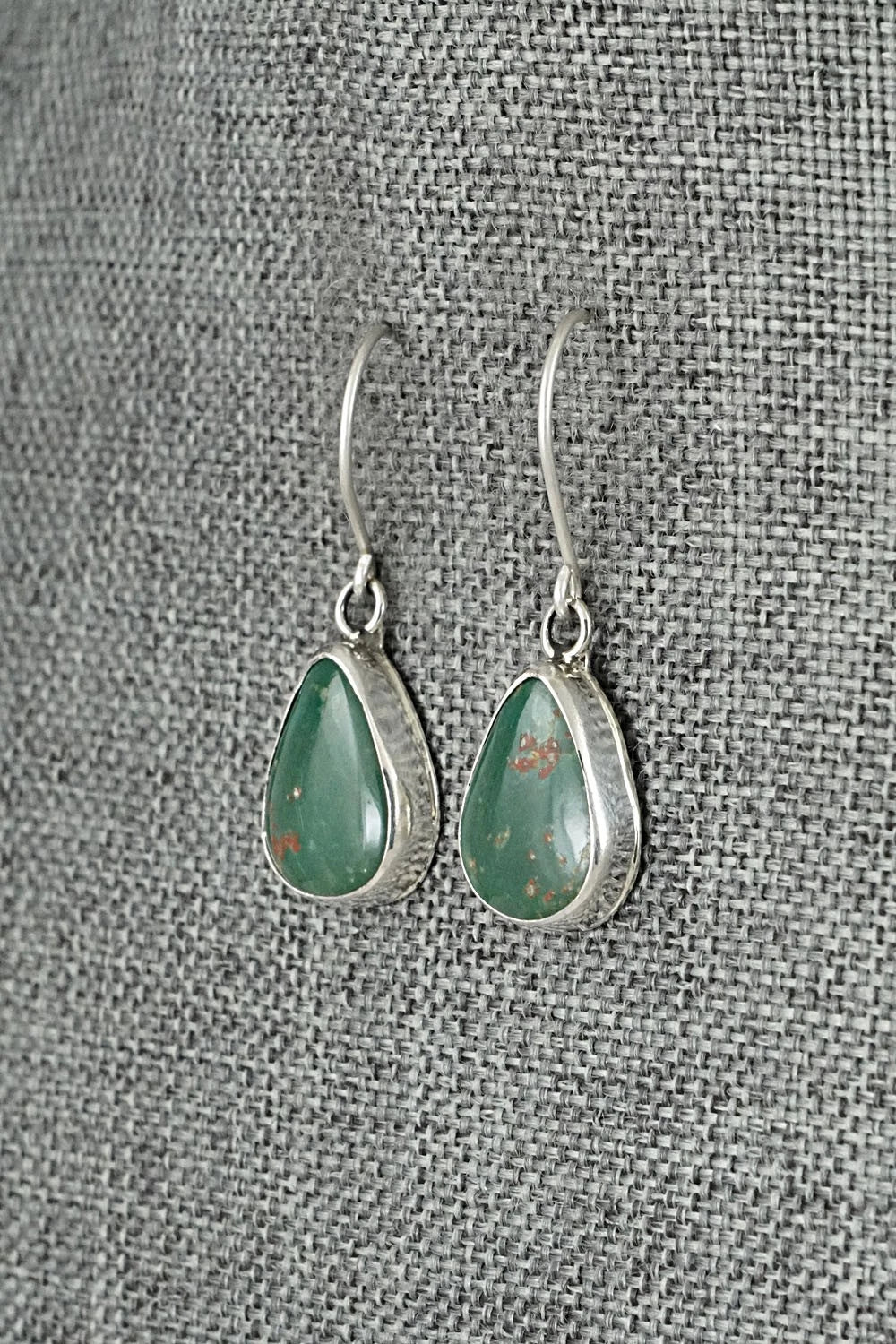 Turquoise & Sterling Silver Earrings - Rosemary Saunders