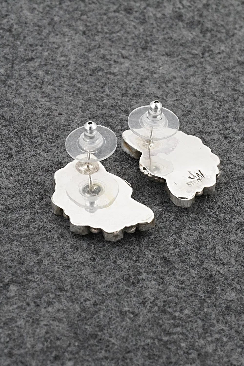 Turquoise & Sterling Silver Earrings - Justina Wilson
