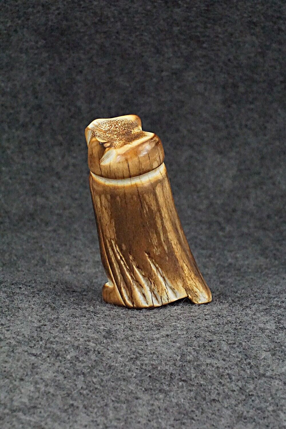 Owl Zuni Fetish Carving - Patrick Wallace