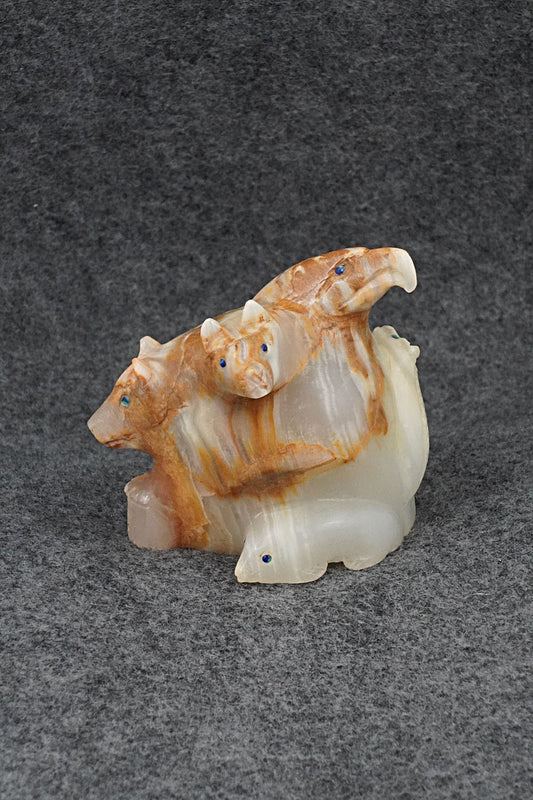 Six Directions Zuni Fetish Carving - Lance Cheama