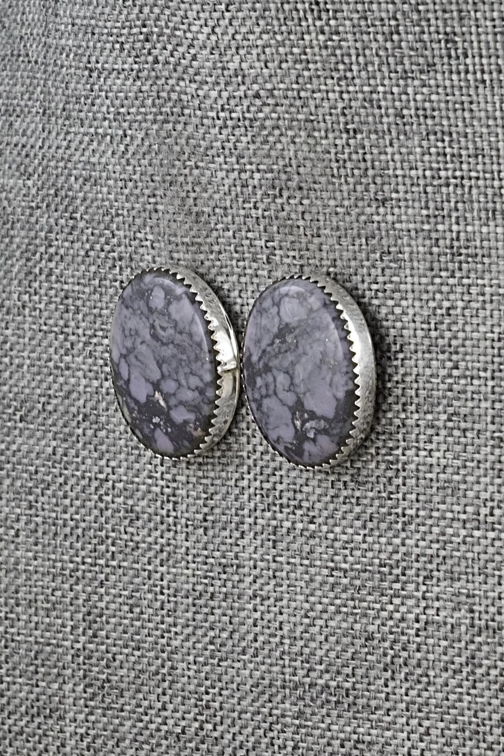 Morado & Sterling Silver Earrings - Murray Hannaweeka