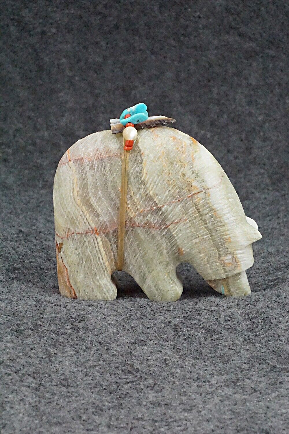 Bear Zuni Fetish Carving - Douglas Martza