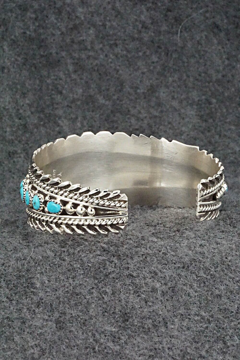 Turquoise & Sterling Silver Bracelet - Tina Jones