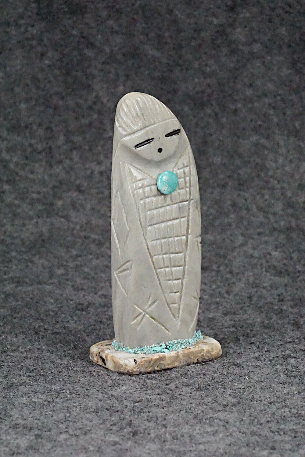 Corn Maiden Zuni Fetish Carving - Daniel Chattin
