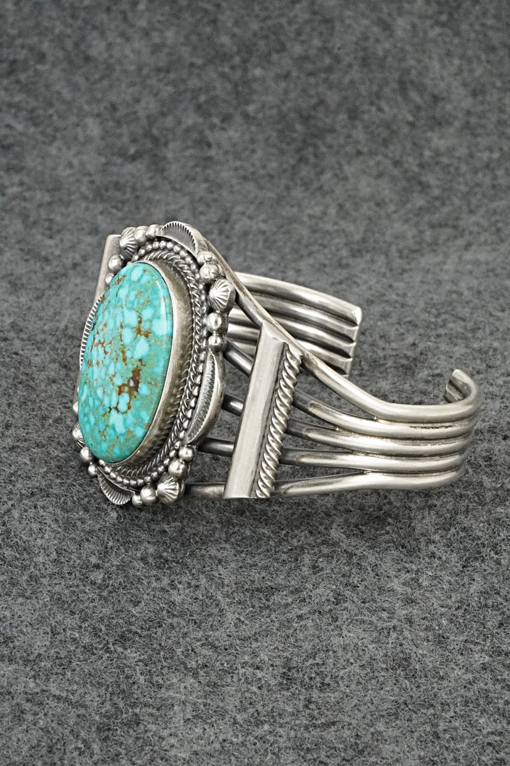 Turquoise & Sterling Silver Bracelet - Tom Lewis