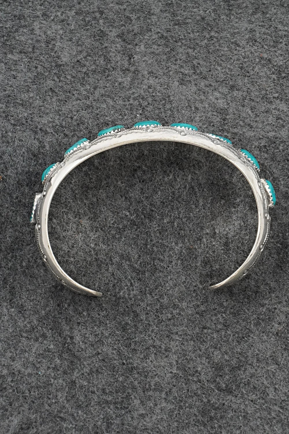 Turquoise & Sterling Silver Bracelet - Wilbert Muskett Sr.