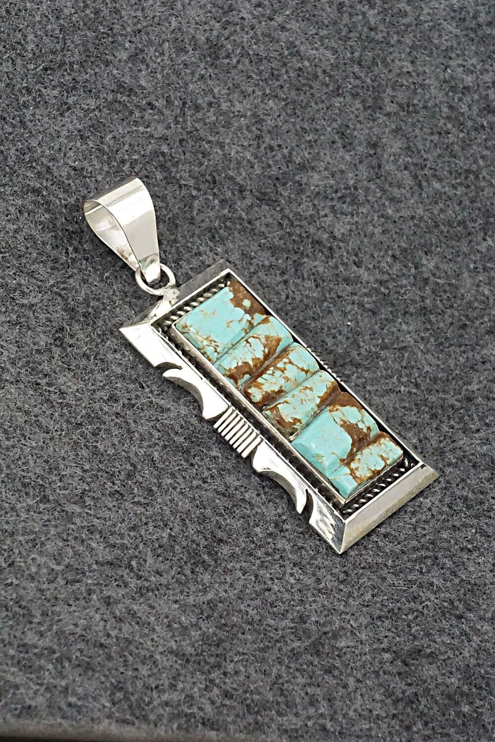 Turquoise & Sterling Silver Pendant - Steve Francisco