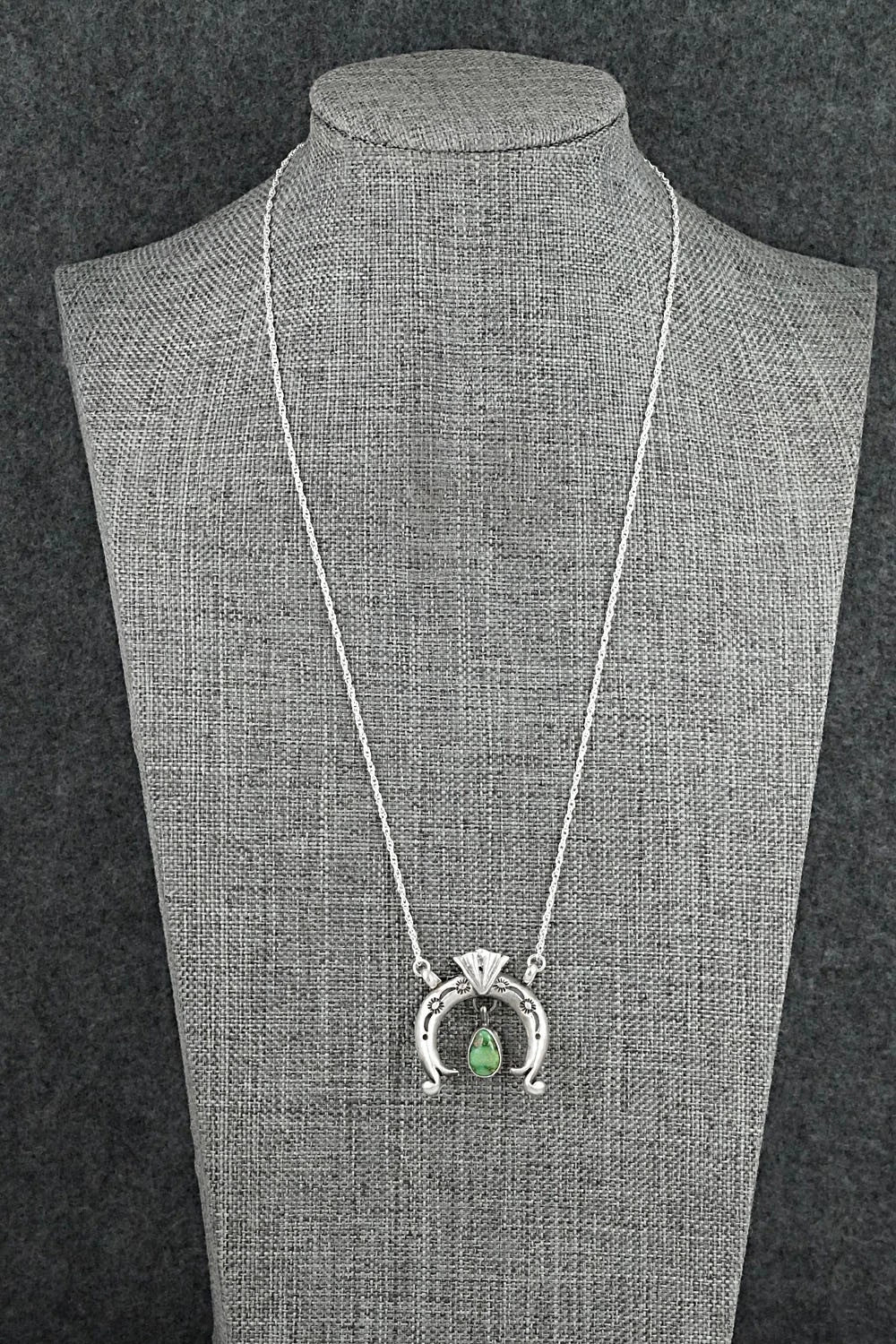 Turquoise & Sterling Silver Necklace - Gary Shorty