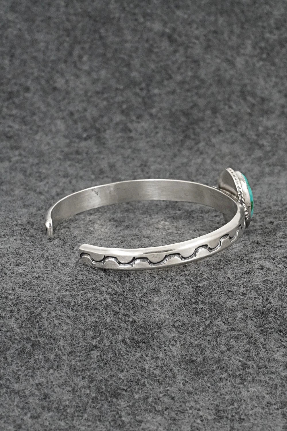 Turquoise & Sterling Silver Bracelet - Samuel Yellowhair