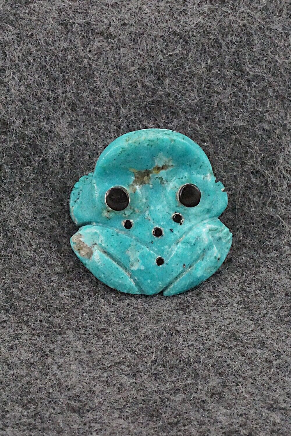 Frog Zuni Fetish Carving - Reynold Lunasee