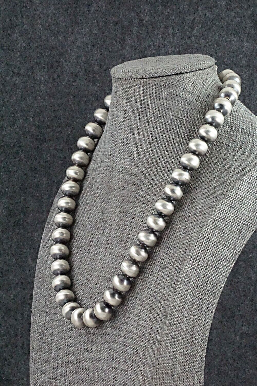 Sterling Silver Navajo Pearl Necklace - Jan Mariano