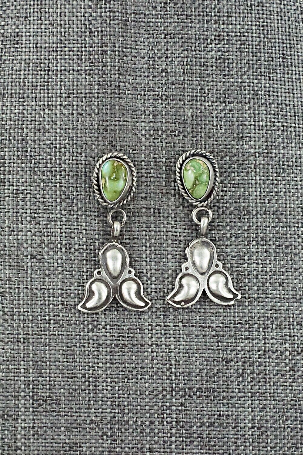 Turquoise & Sterling Silver Earrings - Bobby Platero