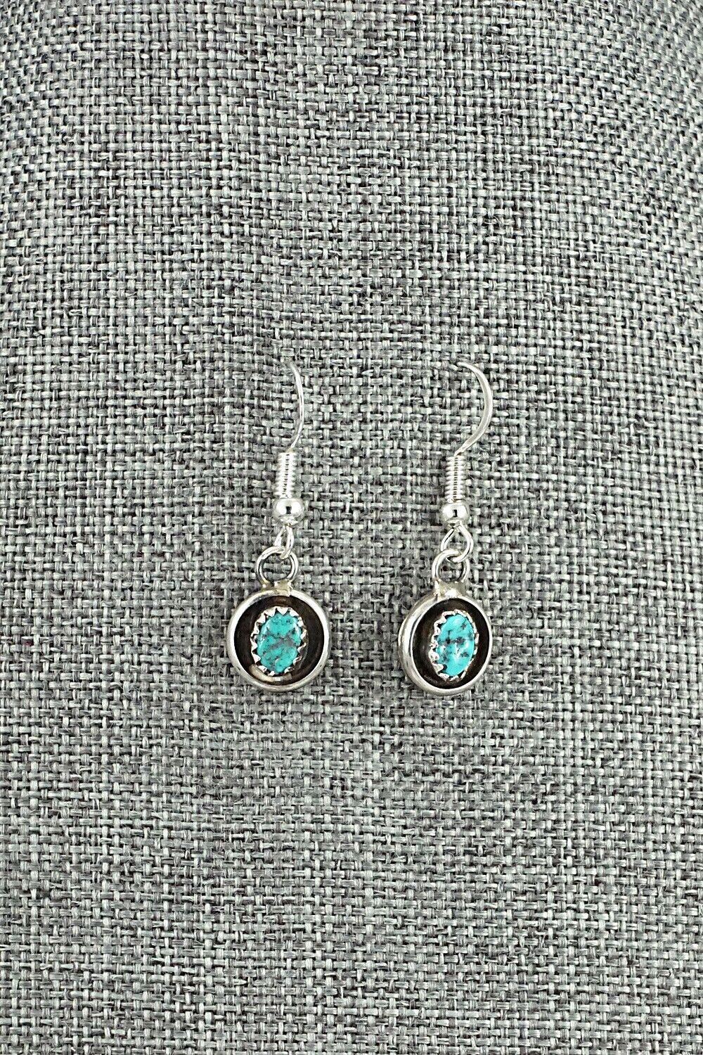 Turquoise & Sterling Silver Squash Blossom Set - Phil Garcia