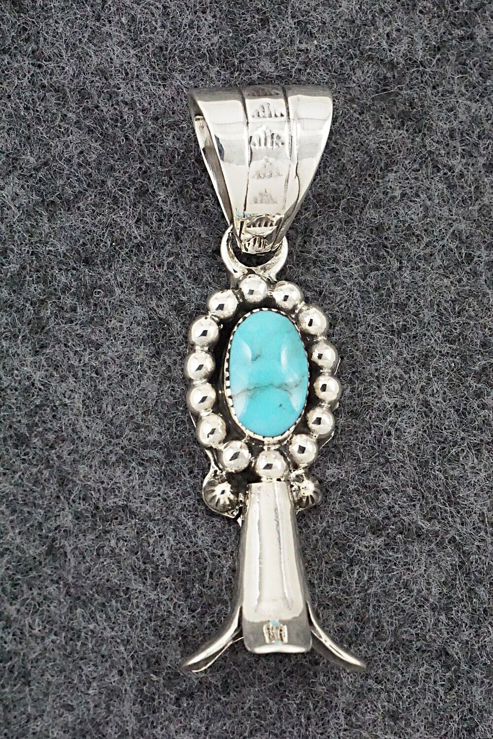 Turquoise & Sterling Silver Pendant - Patsy Lee