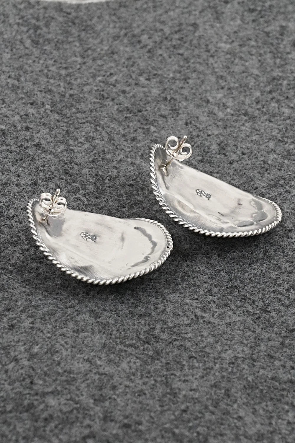 Turquoise & Sterling Silver Earrings - Bobby Platero