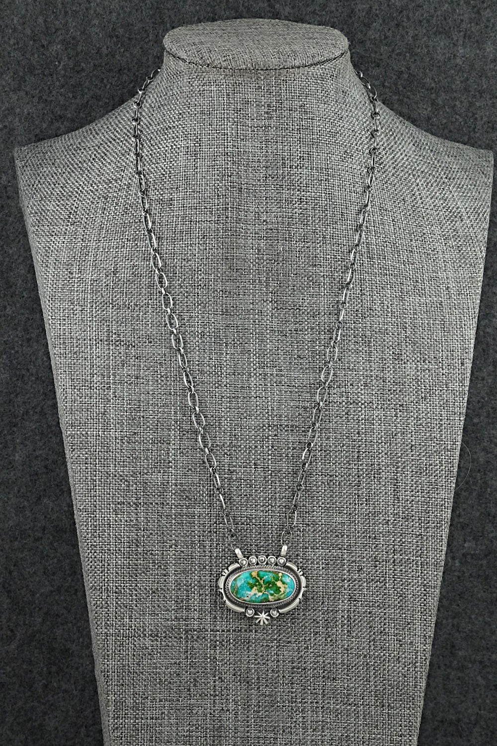 Turquoise & Sterling Silver Necklace - Daniel Benally