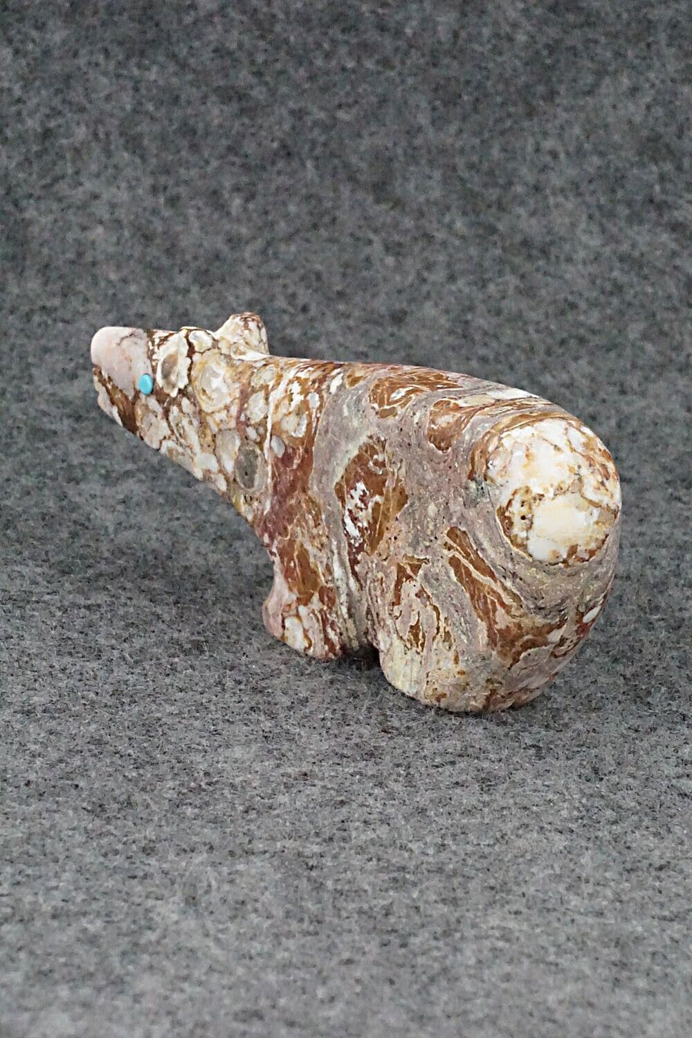 Bear Zuni Fetish Carving - Ronnie Lunasee