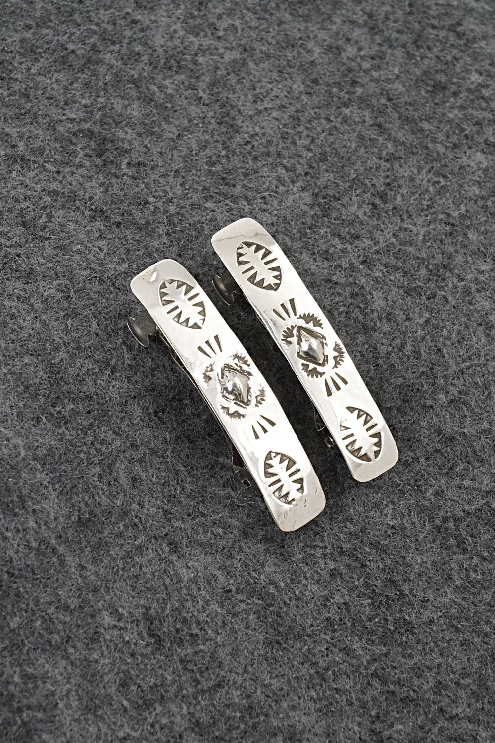 Sterling Silver Barrettes - Bertha Begay