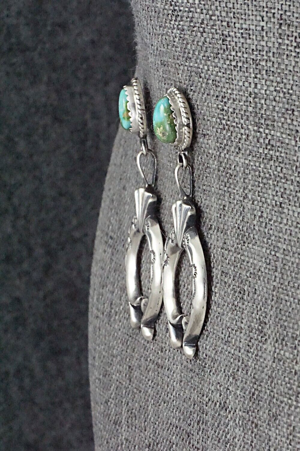 Turquoise & Sterling Silver Earrings - Paige Gordon