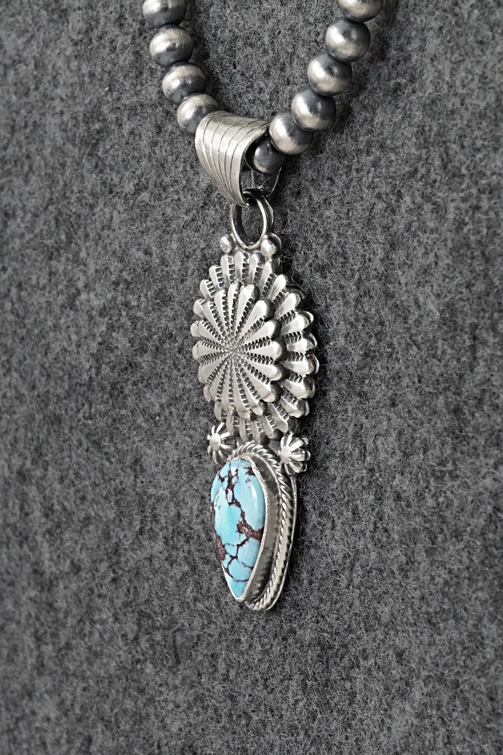 Turquoise & Sterling Silver Necklace - Sharon McCarthy