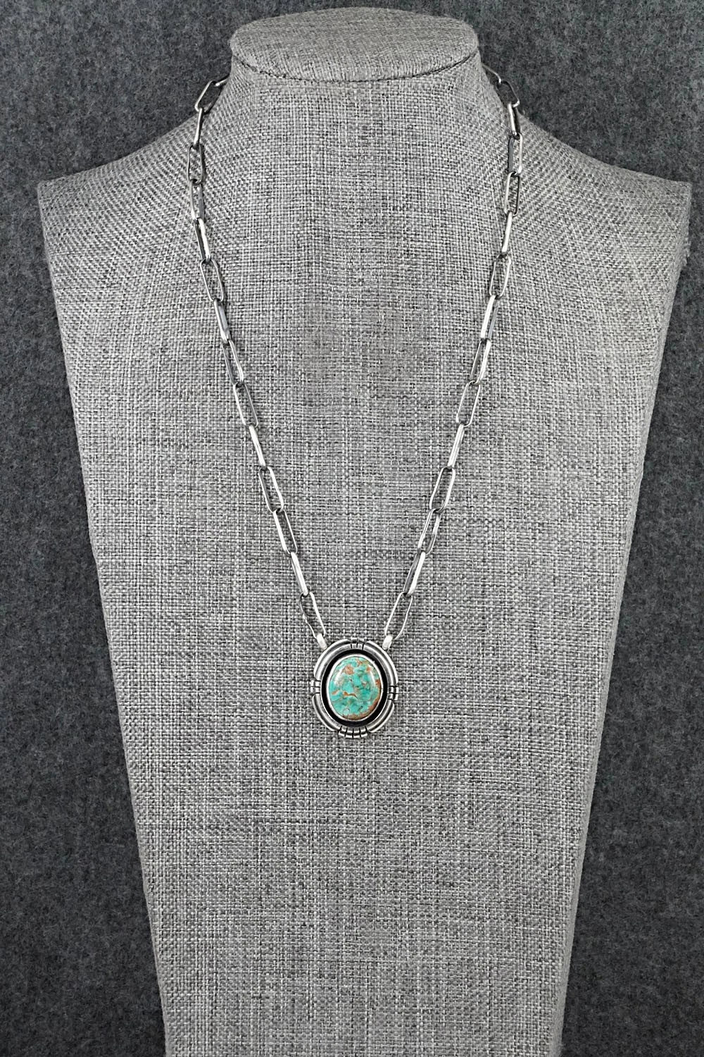 Turquoise & Sterling Silver Necklace - Daniel Benally