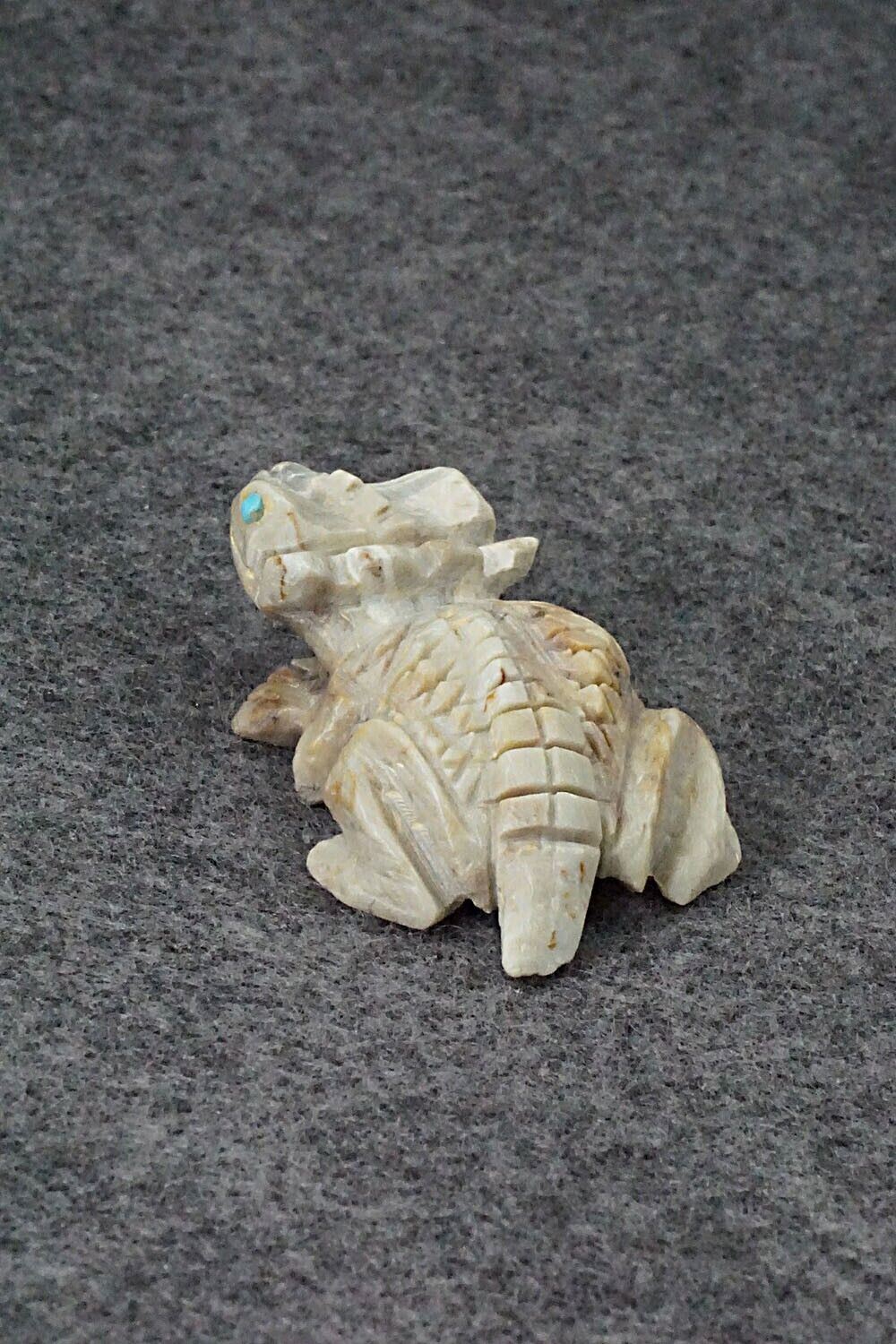 Horned Toad Zuni Fetish Carving - Dana Malani