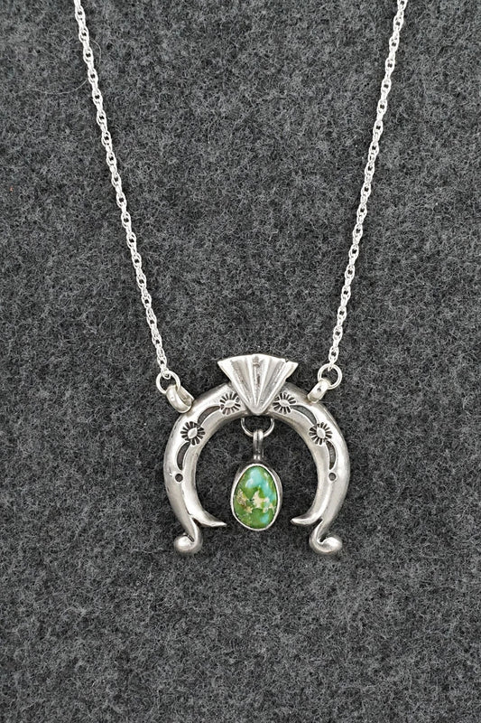 Turquoise & Sterling Silver Necklace - Gary Shorty